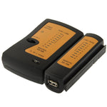 Testador de cabo de rede RJ45 e RJ11, RJ45/RJ11 preto