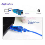 Placa Lan USB 1.1 RJ45 Adaptador de Rede Ethernet 10/100M