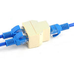 Divisor de Conector Ethernet RJ45 1x2, Fêmea RJ45 para 2 Fêmeas
