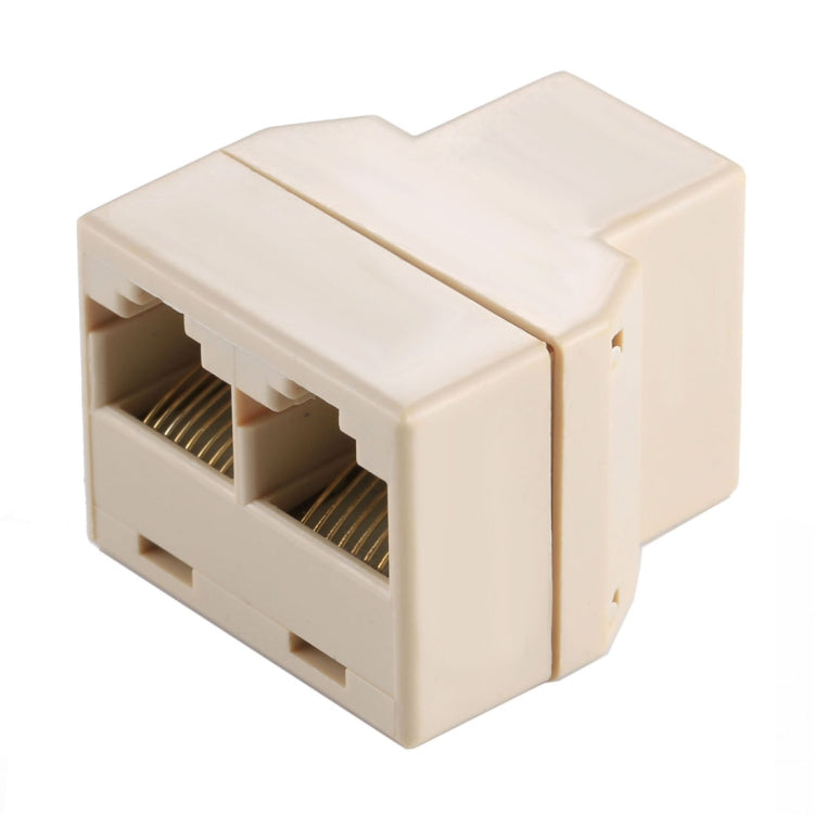 Divisor de Conector Ethernet RJ45 1x2, Fêmea RJ45 para 2 Fêmeas