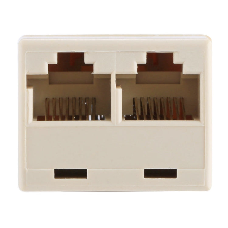 Divisor de Conector Ethernet RJ45 1x2, Fêmea RJ45 para 2 Fêmeas