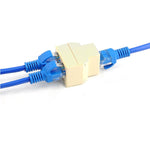 Divisor de Conector Ethernet RJ45 1x2, Fêmea RJ45 para 2 Fêmeas