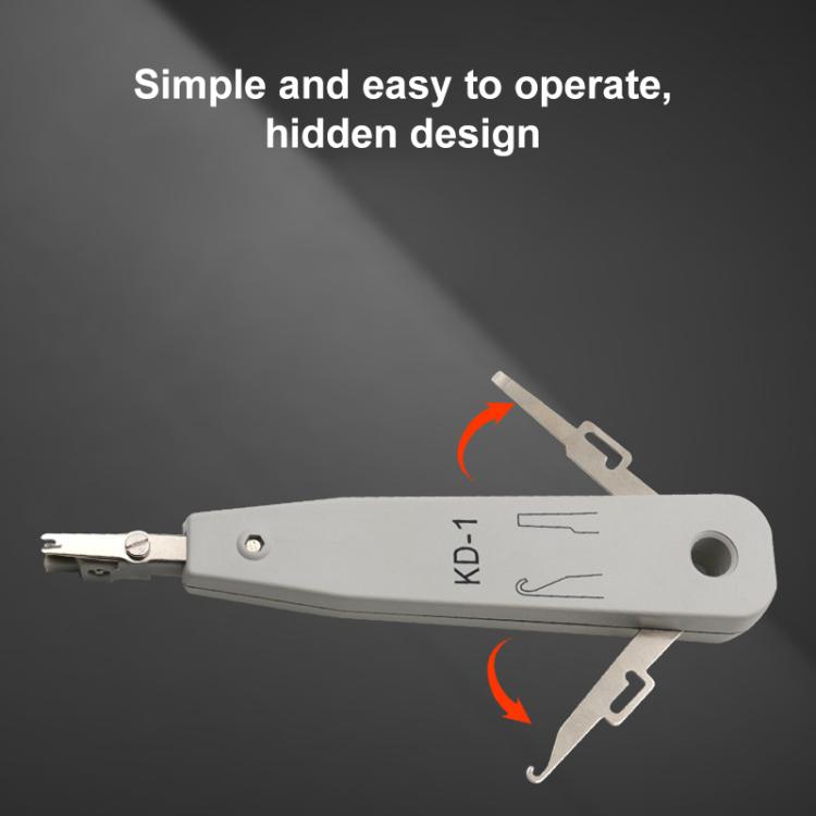 Ferramenta Multi Inserção para Tomadas de Rede RJ45 / RJ12 / RJ11 BT Telefone (Branco)