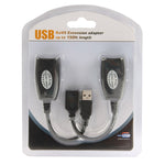 Extensor USB para RJ45 por Cabo Cat5e 50m, 1 Porta USB
