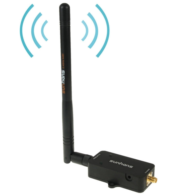 Amplificador de Sinal WiFi Sunhans SH24BTA-N 35dBm 2.4GHz 3W 11N/G/B Repetidor Sem Fios, SH24BTA-N