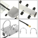 Antena Yagi SMA Macho de Alto Ganho 28dBi 4G 696-960MHz / 1710-2690MHz, Antena