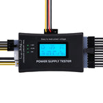 Testador de Fonte de Alimentação PC com Display LCD Digital, 20/24 Pinos, Medidor de Potência, Ferramenta de Diagnóstico, Conector ATX com LCD
