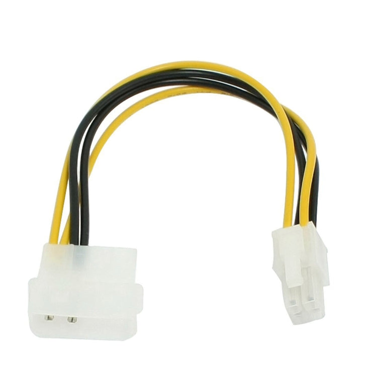 Cabo Adaptador de Alimentação CPU ATX 12V Molex IDE 2 Pinos para 4 Pinos ATX P4, Macho 2 Pinos para Fêmea 4 Pinos
