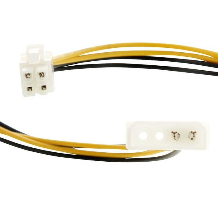 Cabo Adaptador de Alimentação CPU ATX 12V Molex IDE 2 Pinos para 4 Pinos ATX P4, Macho 2 Pinos para Fêmea 4 Pinos