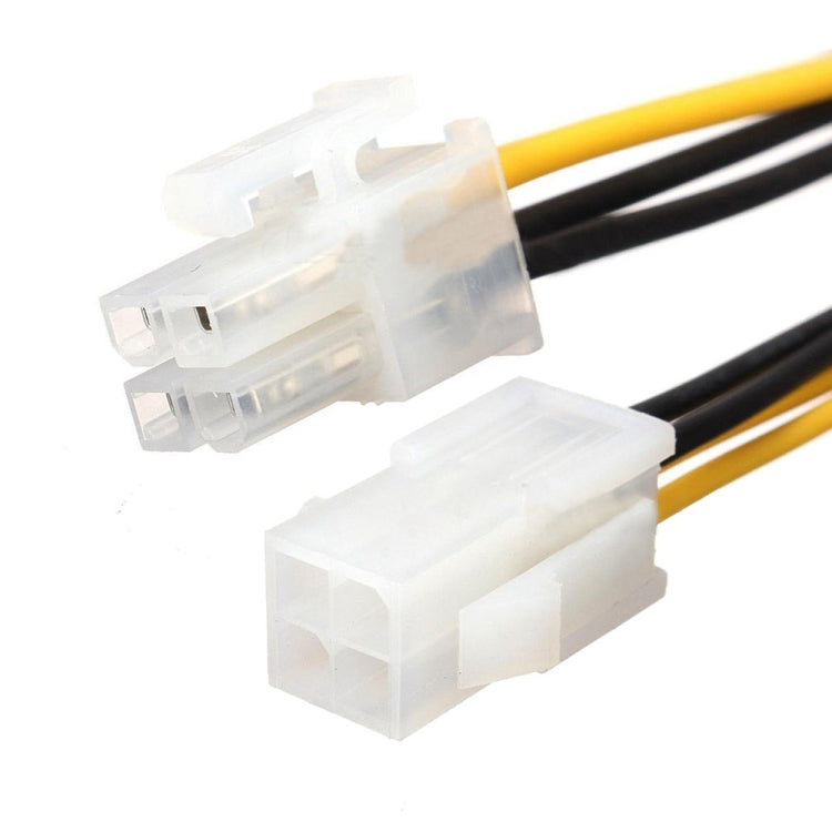 Cabo Extensor de Fonte de Alimentação ATX 4 Pinos Macho para Fêmea, Conector, 4 Pinos Macho para 4 Pinos Fêmea