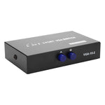 Caixa Comutadora VGA de 2 Portas, 2 Entradas 1 Saída para Monitor LCD PC TV - HD15 (FJ-15-2C)