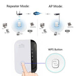 Repetidor Wireless-N WIFI 802.11n WS-WN560N2 300Mbps, Expansor de Alcance, Ficha UE