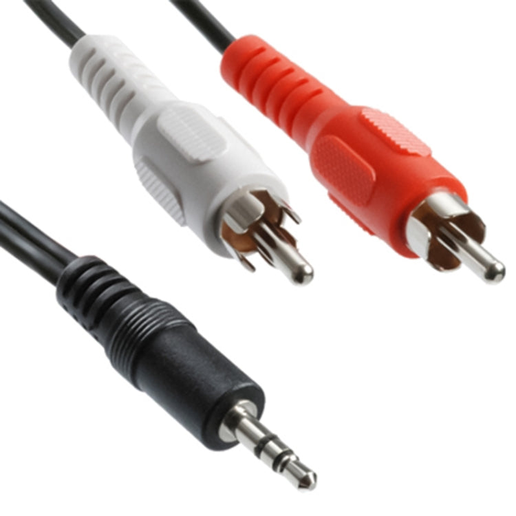 Cabo Áudio Jack Estéreo 3,5mm para RCA Macho Qualidade Normal, Comprimento: 3m, Comprimento: 3m