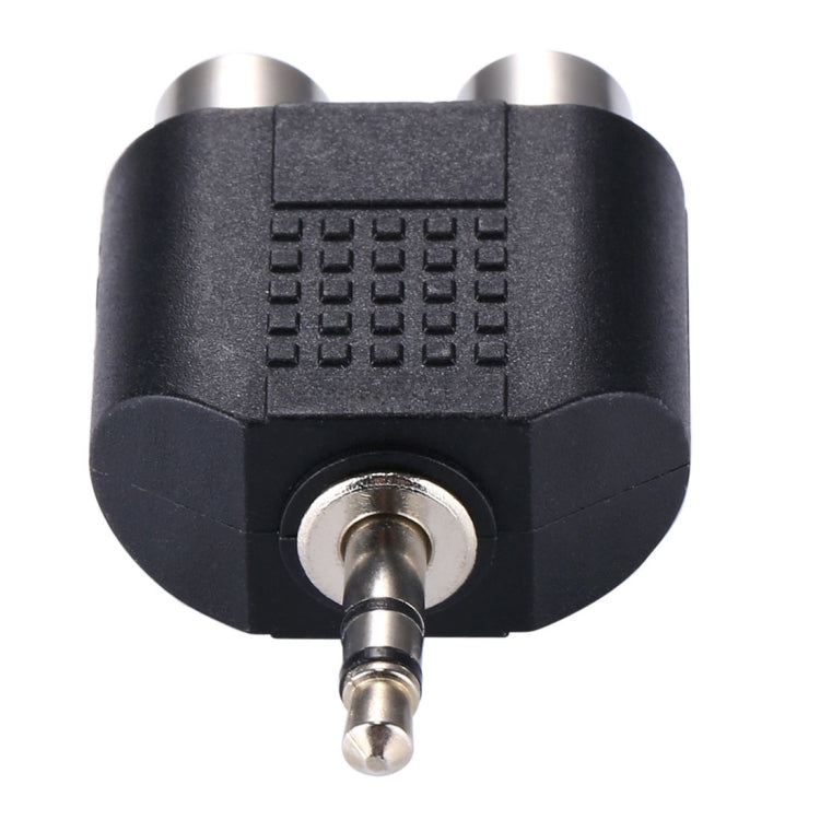 Adaptador Y de Áudio RCA Fêmea para Jack Macho 3,5mm, 2 RCA Fêmea para 3,5mm, 2 RCA(AV) Fêmea para 3,5mm