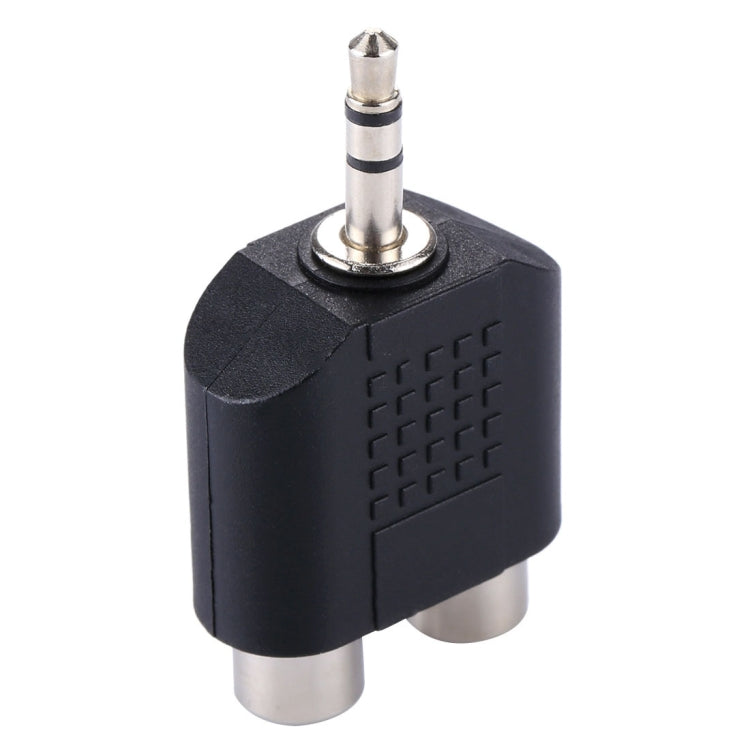 Adaptador Y de Áudio RCA Fêmea para Jack Macho 3,5mm, 2 RCA Fêmea para 3,5mm, 2 RCA(AV) Fêmea para 3,5mm