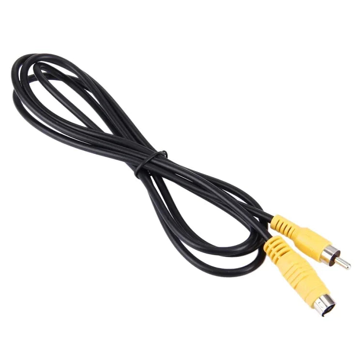 Cabo Adaptador Conversor AV RCA para TV S-VIDEO 4 Pinos 1,5m, S-Video para AV RCA Macho