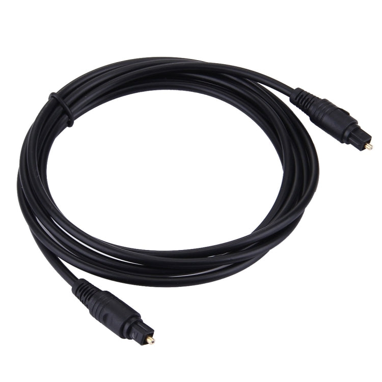 Cabo de Áudio Digital de Fibra Óptica com Plugue Macho a Macho de 4,0mm para DVD HDTV, Comprimento: 2m, Diâmetro: 4,0mm