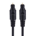 Cabo de Áudio Digital de Fibra Óptica com Plugue Macho a Macho de 4,0mm para DVD HDTV, Comprimento: 2m, Diâmetro: 4,0mm