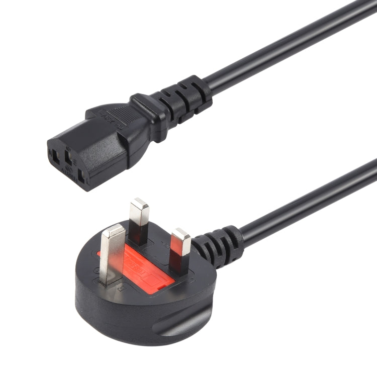 Cabo de Alimentação para Computador PC com Plugue Grande UK de 3 Pinos, Comprimento: 1,5m, 1,5m