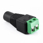 10 Peças de Conector Fêmea DC para CCTV