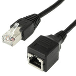 Cabo de Extensão de Rede RJ45 Fêmea para Macho Cat, Comprimento: 1,5m, RJ45 Macho 1,5m