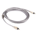 Cabo Firewire IEEE 1394 de Alta Qualidade 4 Pinos Macho para 4 Pinos Macho, Comprimento: 3m (Dourado), 4 Pinos para 4 Pinos (3m)