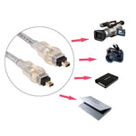 Cabo Firewire IEEE 1394 de Alta Qualidade 4 Pinos Macho para 4 Pinos Macho, Comprimento: 3m (Dourado), 4 Pinos para 4 Pinos (3m)