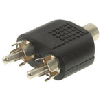 Adaptador RCA Fêmea para 2 RCA Macho, 2 RCA Macho para 1 RCA Fêmea