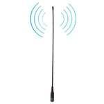 Antena de Mola Flexível de Dupla Banda 144/430MHz NAGOYA NA-771 SMA-F para Rádio Portátil Walkie Talkie, Comprimento da Antena: 38cm