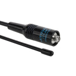 Antena de Mola Flexível de Dupla Banda 144/430MHz NAGOYA NA-771 SMA-F para Rádio Portátil Walkie Talkie, Comprimento da Antena: 38cm