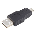 Adaptador USB A Macho para Micro USB 5 Pinos Macho, USB 2.0 A Macho