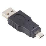 Adaptador USB A Macho para Micro USB 5 Pinos Macho, USB 2.0 A Macho