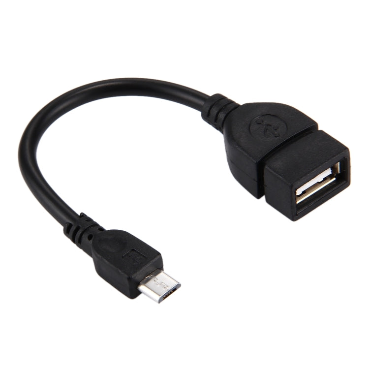 Adaptador USB A Fêmea para Micro USB 5 Pinos Macho de 10cm com OTG