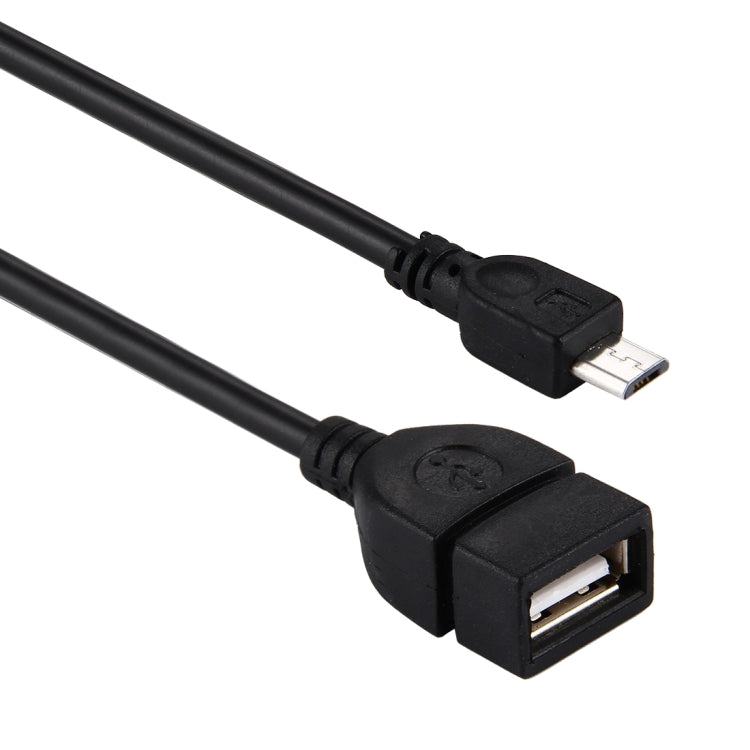 Adaptador USB A Fêmea para Micro USB 5 Pinos Macho de 10cm com OTG