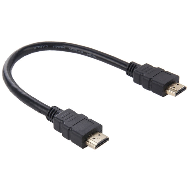 Cabo HDMI 1.3 versão de 28cm com 19 pinos banhados a ouro, HDMI banhado a ouro, comprimento: 28cm