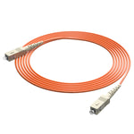 Cabo de fibra ótica multimodo de núcleo único SC-SC, comprimento: 3m, multimodo de núcleo único