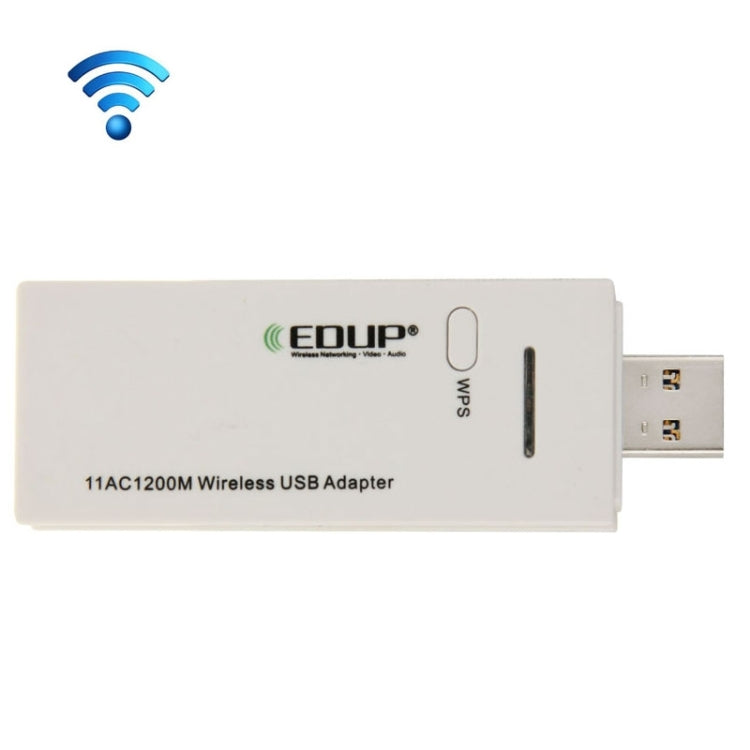 Adaptador Wi-Fi sem fios EDUP AC-1601 802.11AC 1200M de banda dupla USB 3.0, AC-1601 1200Mbps