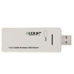 Adaptador Wi-Fi sem fios EDUP AC-1601 802.11AC 1200M de banda dupla USB 3.0, AC-1601 1200Mbps