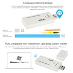 Adaptador Wi-Fi sem fios EDUP AC-1601 802.11AC 1200M de banda dupla USB 3.0, AC-1601 1200Mbps
