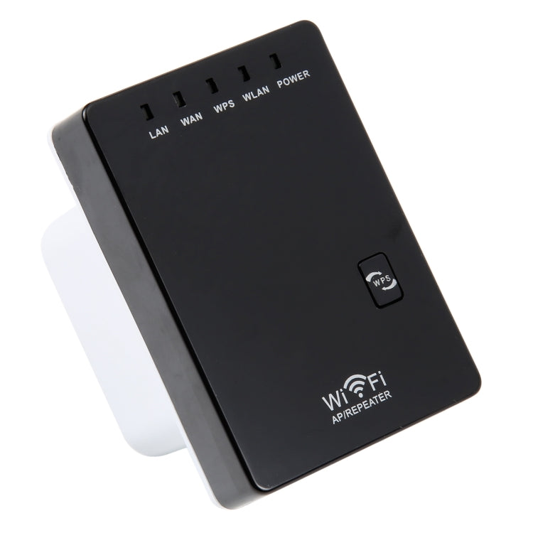 Mini Router Wireless-N 300Mbps, Suporta Modos AP / Cliente / Router / Bridge / Repetidor, Entrega com Sinal Aleatório, Plugue US
