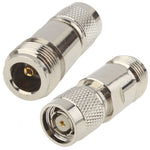 Conector N fêmea para RP-TNC macho, RP-TNC macho