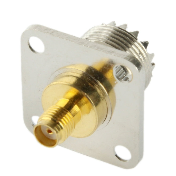 Adaptador Fêmea SMA para UHF, Fêmea SMA para UHF