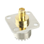 Adaptador Fêmea SMA para UHF, Fêmea SMA para UHF