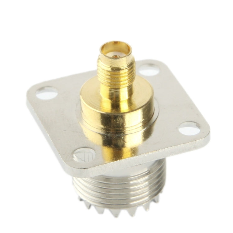 Adaptador Fêmea SMA para UHF, Fêmea SMA para UHF