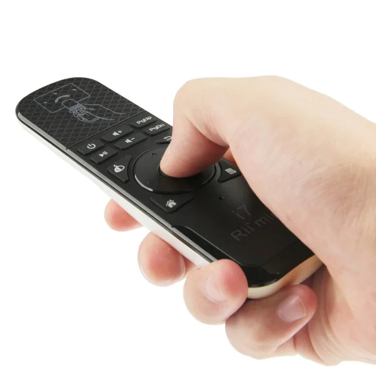 Teclado com comando remoto Rii i7 Mini Air Mouse sem fios para HTPC / Android TV Box / Xbox360, Rii i7