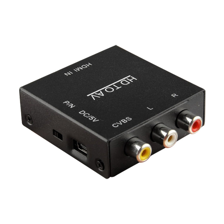 Conversor de Vídeo HDV-M610 Mini Tamanho Full HD 1080P HDMI para AV/CVBS, HDMI para AV/CVBS (Mini)