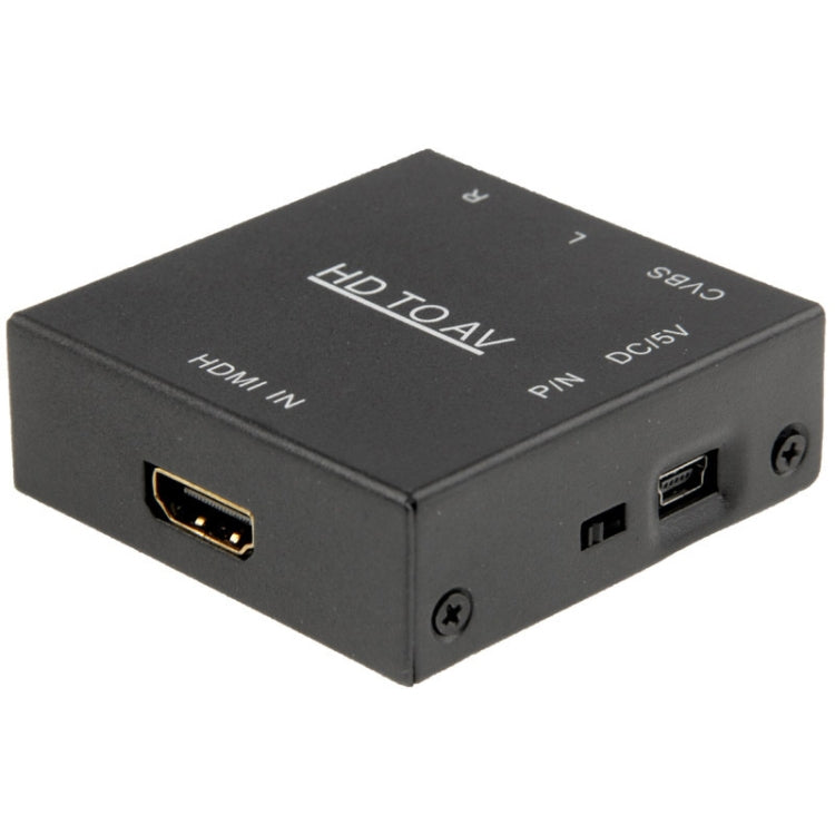 Conversor de Vídeo HDV-M610 Mini Tamanho Full HD 1080P HDMI para AV/CVBS, HDMI para AV/CVBS (Mini)