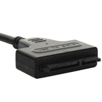 Cabo USB 2.0 / USB 3.0 para SATA com Caixa de Proteção para HDD 2,5 polegadas, Suporta até 4TB, USB 3.0 para SATA com USB(B)