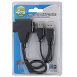 Cabo USB 2.0 / USB 3.0 para SATA com Caixa de Proteção para HDD 2,5 polegadas, Suporta até 4TB, USB 3.0 para SATA com USB(B)