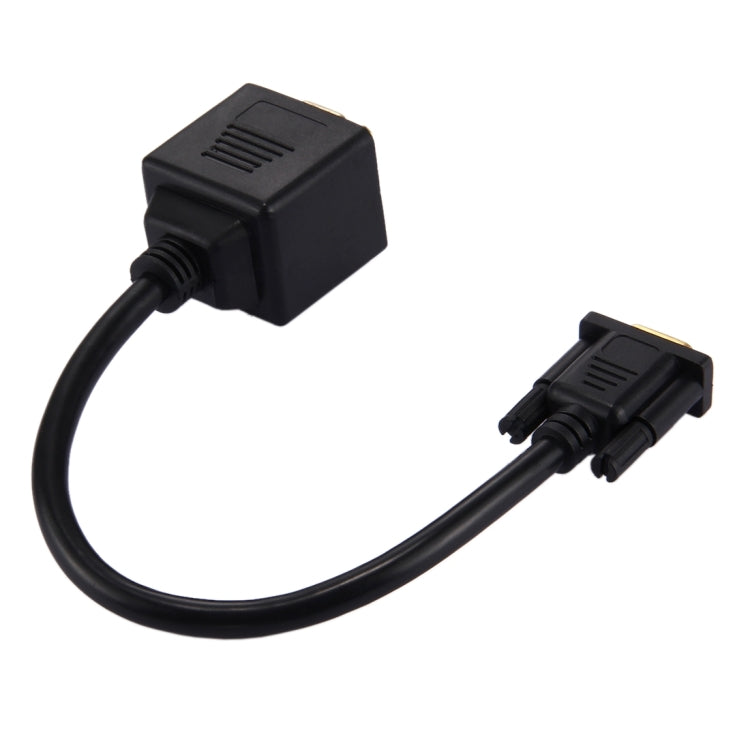 Cabo Splitter VGA Macho para 2 VGA Fêmea 30cm, VGA Macho